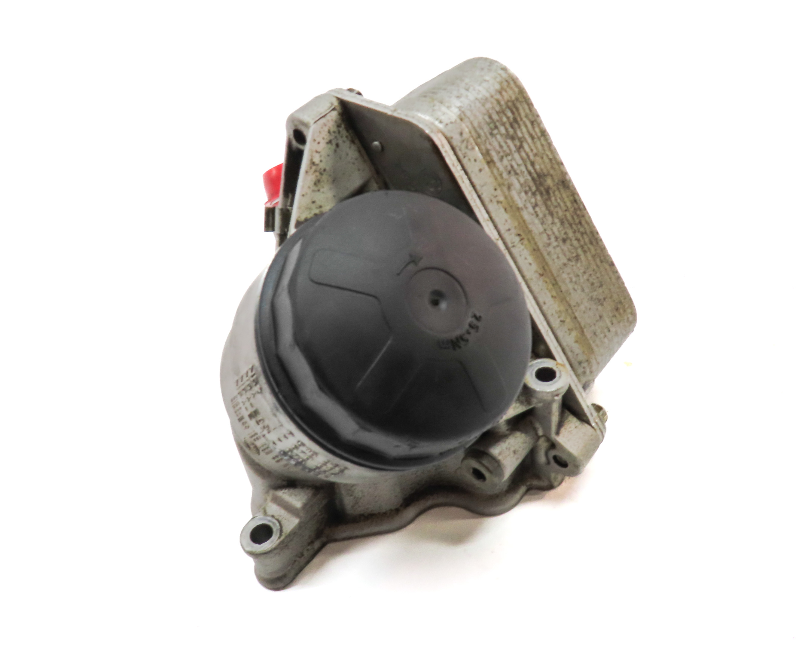 2014 BMW X1 (E84) 2.0L (N20) ENGINE MOTOR OIL FLUID FILTER HOUSING & COOLER — exact item pictured